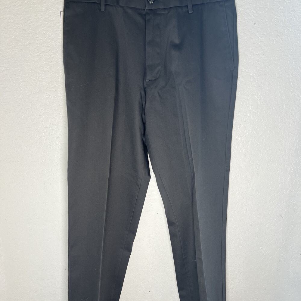 NWT Dockers Signature Collection Iron Free Straight Pleated Gray Men Pants 34x34